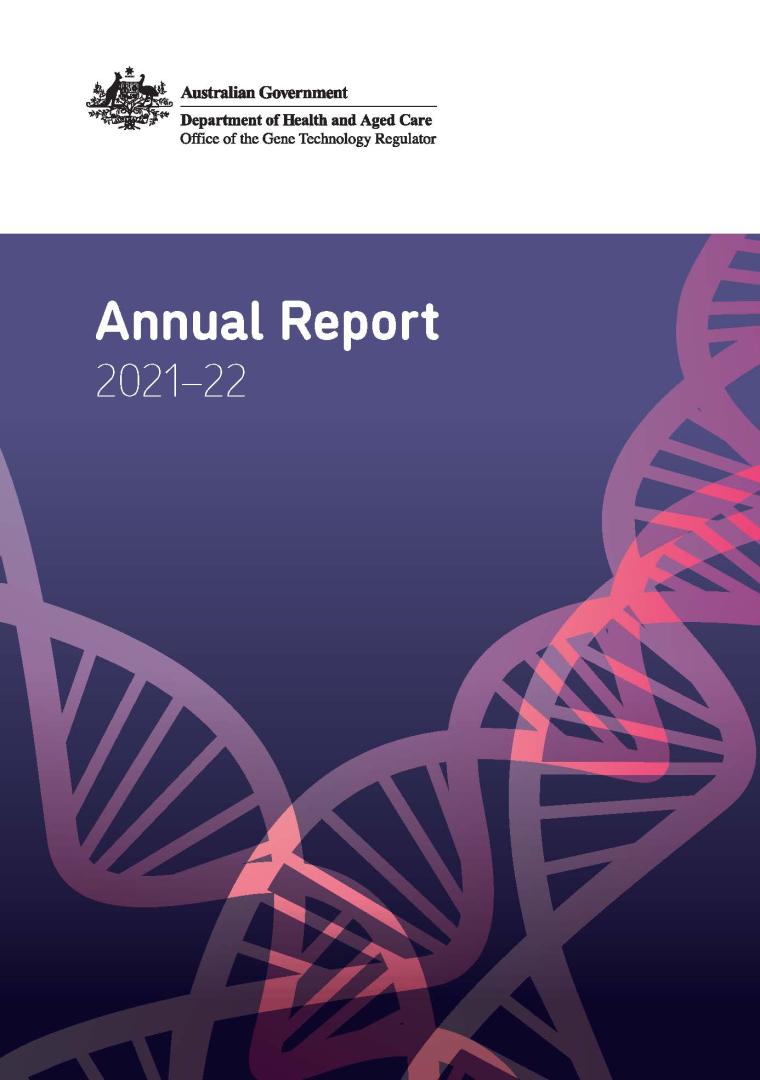 Gene Technology Regulator Totality Of Evidence