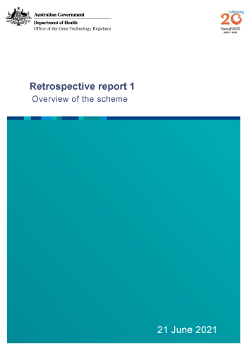 Cover of report