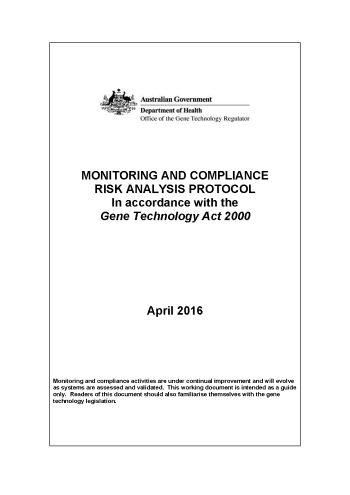 Cover of report